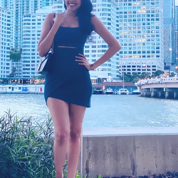 Lulu’s Cutout On The Town Cutout Bodycon Dress - Picture 9 of 9